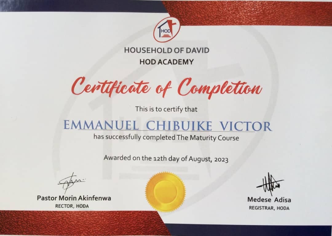Certificate 1